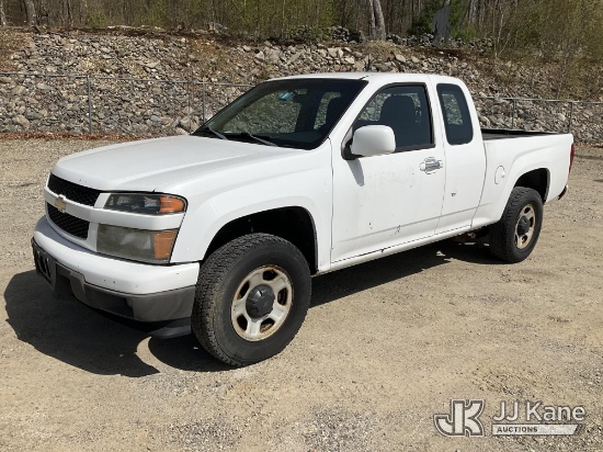 (Shrewsbury, MA) 2011 Chevrolet Colorado 4x4 Extended-Cab Pickup Truck Runs & Moves) (Rusted Frame, 