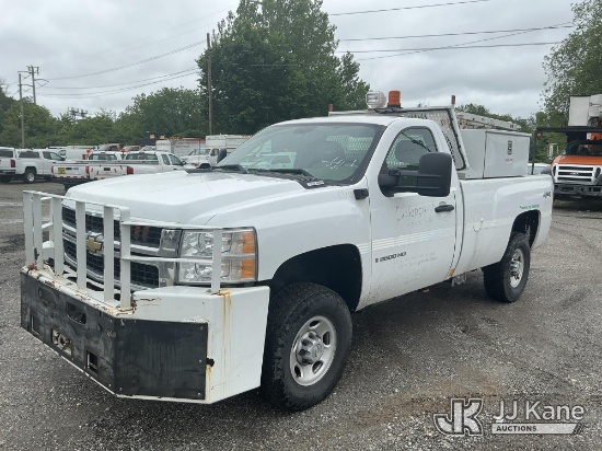 (Plymouth Meeting, PA) 2008 Chevrolet Silverado 2500HD 4x4 Pickup Truck Jump To Start, Runs & Moves,