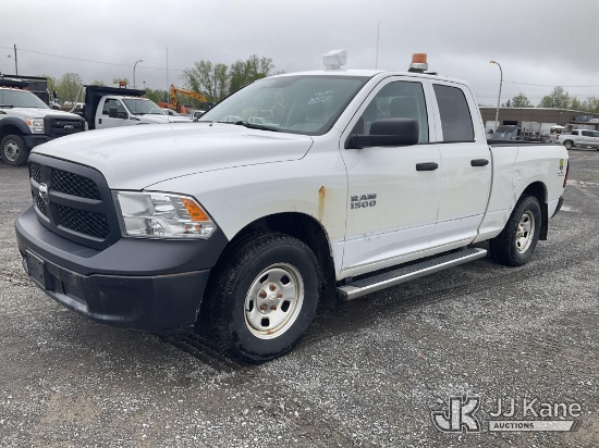 (Rome, NY) 2015 Ram 1500 4x4 Extended-Cab Pickup Truck Runs & Moves, Check Engine Light On, Body & R