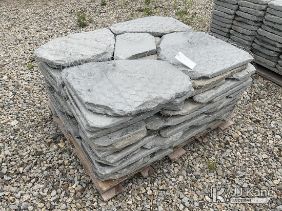 (Shrewsbury, MA) Pallet of 1.5 inch Tumbled Garden Path Stone NOTE: This unit is being sold AS IS/WH