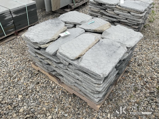 (Shrewsbury, MA) Pallet of 1.5 inch Tumbled Garden Path Stone NOTE: This unit is being sold AS IS/WH