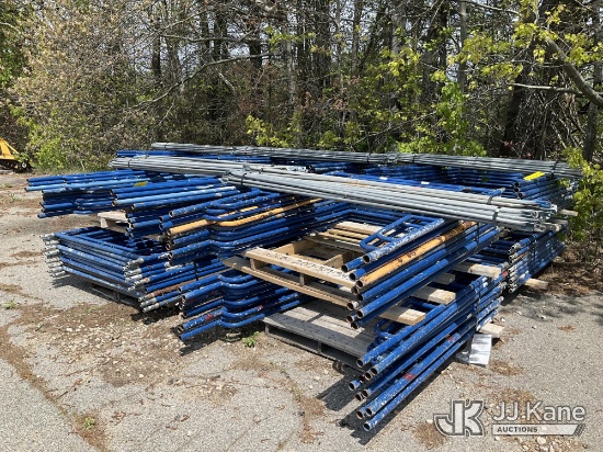 (Wells, ME) (100) Pieces of 5 ft. X 6 ft. 4 in. Scaffolding Frame With Cross Braces NOTE: This unit