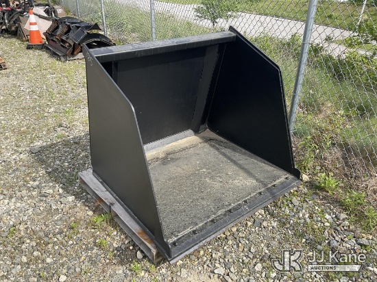 (Shrewsbury, MA) High Capacity 48 inch Skid Steer Snow/Mulch Bucket (New/Unused) NOTE: This unit is