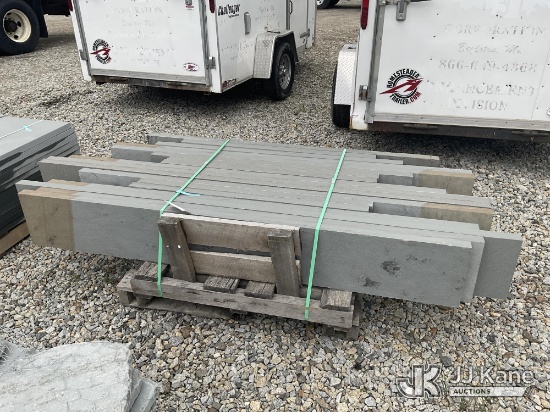 (Shrewsbury, MA) Pallet of 12 inch Mixed 2" Thermal Bluestone Treads NOTE: This unit is being sold A