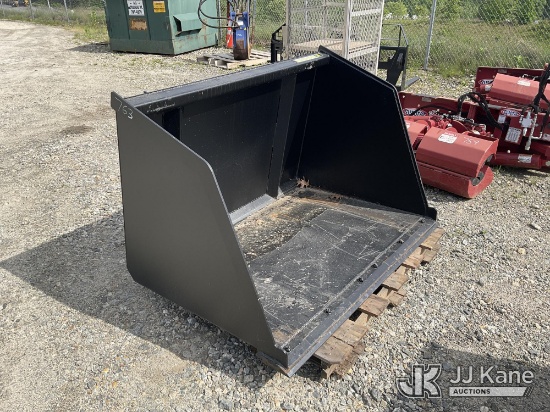 (Shrewsbury, MA) High Capacity 60 inch Skid Steer Snow/Mulch Bucket (New/Unused) NOTE: This unit is