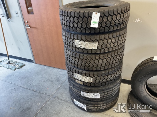 (Shrewsbury, MA) (6) Goodyear 245/70R19.5 Tires (Unused) NOTE: This unit is being sold AS IS/WHERE I