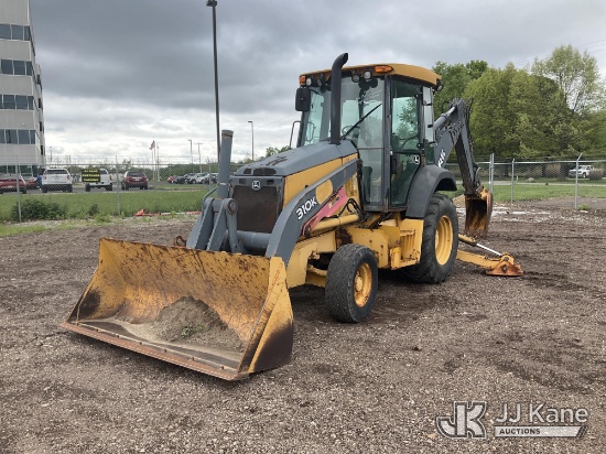 (Louisville, OH) 2013 John Deere 310K Tractor Loader Backhoe Runs & Operates) (Body & Rust Damage. S