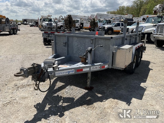 (Shrewsbury, MA) 2015 Sauber 1521, 2-Position T/A Galvanized Reel/Material Trailer