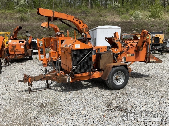 (Shrewsbury, MA) 2015 Altec DRM12 Chipper (12in Drum) Runs) (Seized Curbside Wheel, Bent Chute & Pin