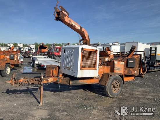 (Rome, NY) 2014 Morbark M12R Portable Chipper (12in Drum), Trailer Mounted No Title) (Runs, Major Ru
