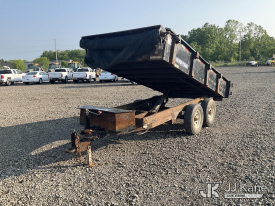 (Louisville, OH) 2015 Suretrac T/A Dump Trailer Operates, Body & Rust Damage. Seller States: bed bul