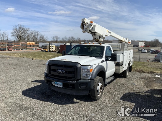 (Ashland, OH) Altec AT200A, Telescopic Non-Insulated Bucket Truck mounted behind cab on 2012 Ford F4