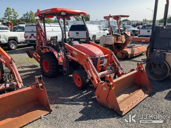 (Plymouth Meeting, PA) 2016 Kubota B26 4x4 Mini Tractor Loader Backhoe No Key, Not Running, Conditio