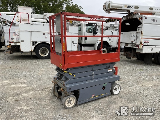 (Shrewsbury, MA) 2012 SkyJack SJIII3219 Self-Propelled Scissor Lift Moves & Operates