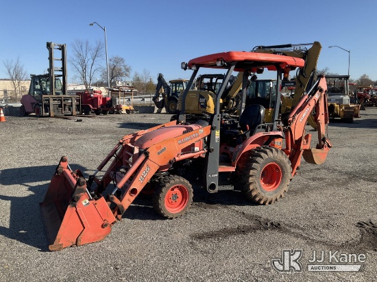 (Plymouth Meeting, PA) 2012 Kubota B26 4x4 Mini Tractor Loader Backhoe Runs Moves, Backhoe Boom Brok
