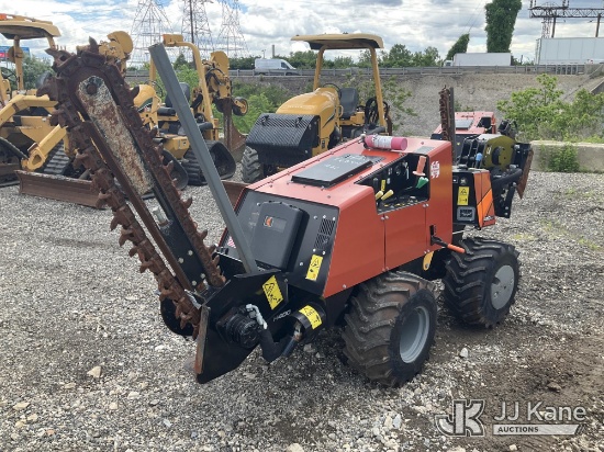 (Plymouth Meeting, PA) 2021 Ditch Witch 410SX Vibratory Cable Plow/Trencher Danella Unit) (Runs & Op