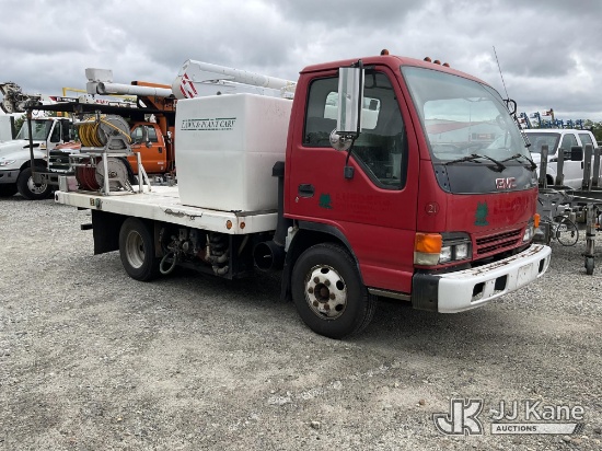 (Shrewsbury, MA) 1999 Isuzu NPR Spray Truck Not Running, Cranks, Drivetrain Condition Unknown