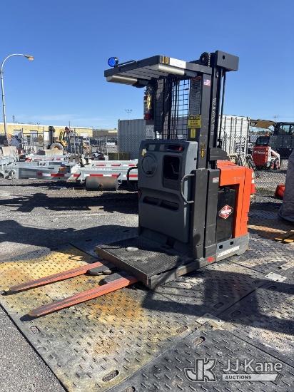 (Rome, NY) 2013 Toyota 7BPUE15 Stand-Up Forklift Order Picker Runs, Moves & Operates, No Charger, Bu