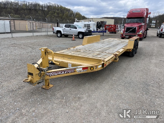 (Smock, PA) 2022 Towmaster T-12DT T/A Tilt Deck Tagalong Equipment Trailer Tire Damage/Flat Spots, R