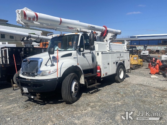 (Harmans, MD) Altec L42-E, Over-Center Bucket Truck center mounted on 2013 International 4400 Utilit