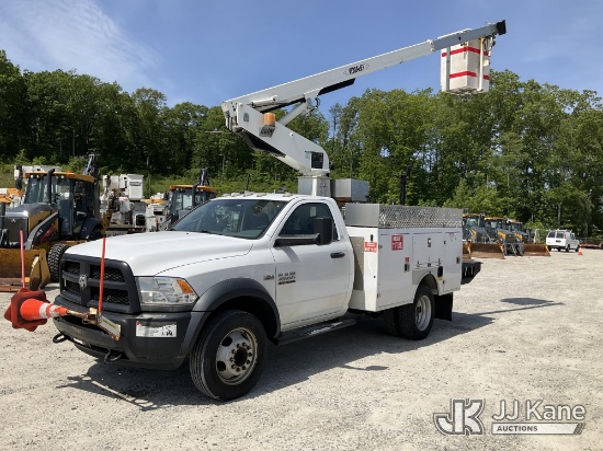 (Shrewsbury, MA) Versalift TEL29N-03, Telescopic Non-Insulated Bucket Truck mounted behind cab on 20