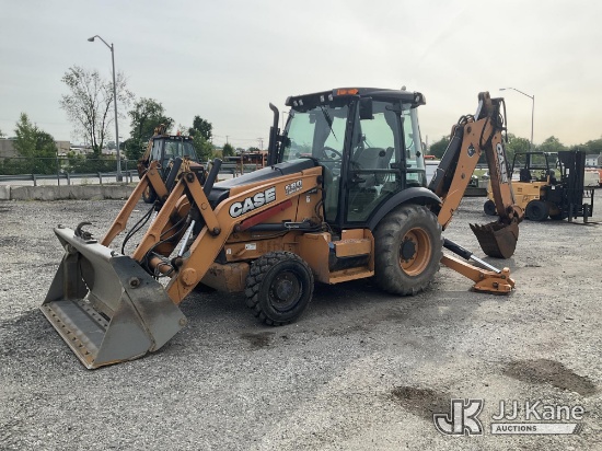 (Plymouth Meeting, PA) 2015 Case 580 Super N 4x4 Tractor Loader Backhoe No Title) (Runs & Moves, Out