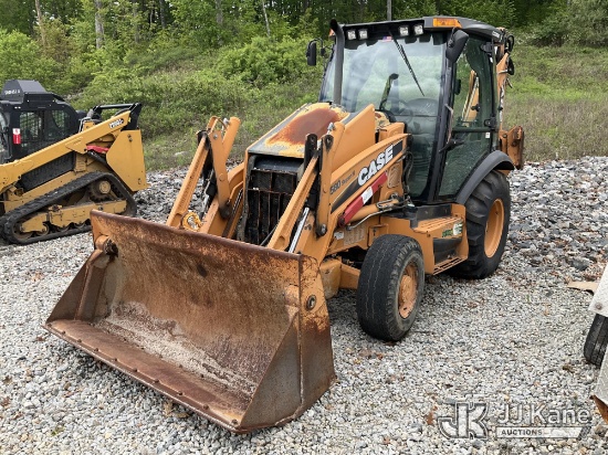 (Shrewsbury, MA) 2014 Case 580 4x4 Tractor Loader Backhoe No Title) (Runs & Operates) (Does Not Move