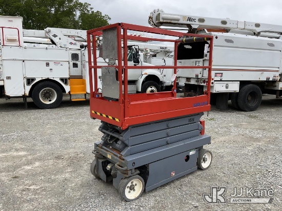 (Shrewsbury, MA) 2012 SkyJack SJIII3219 Self-Propelled Scissor Lift Moves & Operates