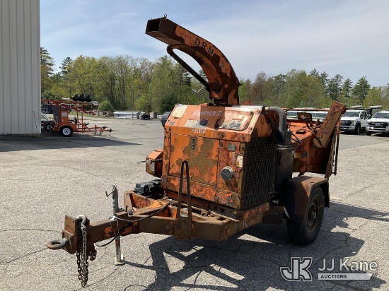 (Wells, ME) 2016 Altec DRM12 Chipper (12in Drum) Runs, Operates) (Body Damage, Rust Damage, Hour Met