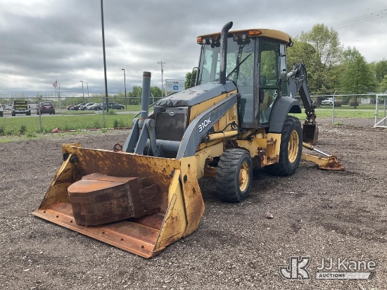 (Louisville, OH) 2012 John Deere 310K Tractor Loader Backhoe Runs & Operates) (Body & Rust Damage. S