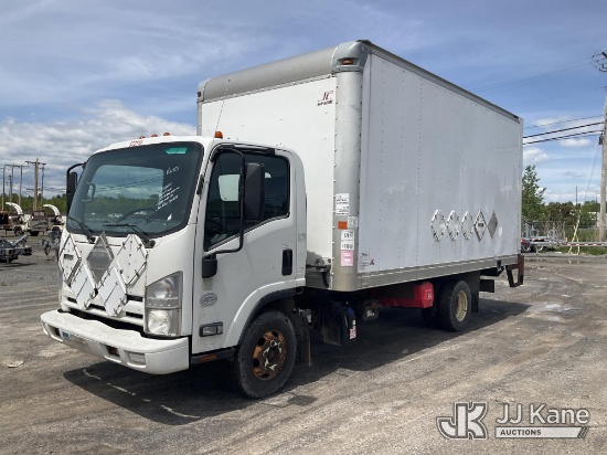 (Rome, NY) 2015 Isuzu NPR Van Body Truck Runs & Moves, Jump to Start, Seller States: engine issues,