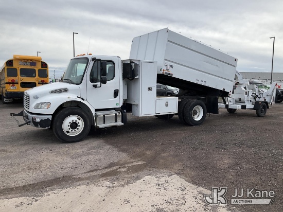 (Superior, WI) 2018 Freightliner M2 Chipper Dump Truck Runs, Moves and Chipper Dump Operates (refer