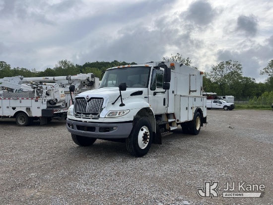 (Smock, PA) 2013 International 4400 High Top Service Truck Runs & Moves, PTO Engages, Operational Co