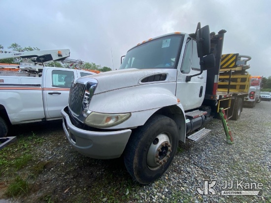 (Hagerstown, MD) 2007 International 4300 Flatbed/Attenuator Truck Not Running, Condition Unknown, Mi