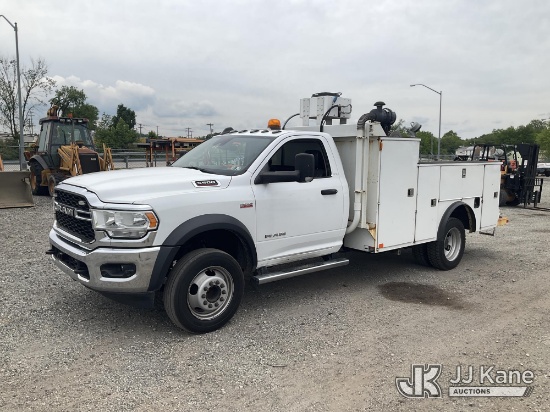 (Plymouth Meeting, PA) 2020 RAM 5500 Service Truck Runs & Moves, Check Engine Light On, Body Damage