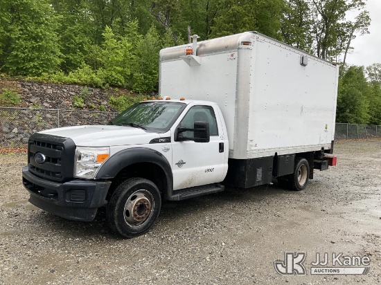 (Shrewsbury, MA) 2016 Ford F550 Van Body/Service Truck Runs & Moves) (Check Engine Light On
