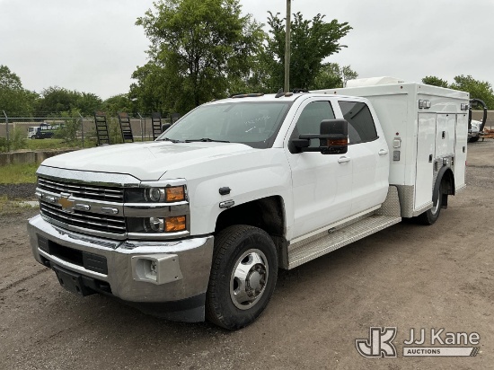 (Plymouth Meeting, PA) 2016 Chevrolet Silverado 3500 4x4 Crew Cab Emergency Response Truck Runs & Mo