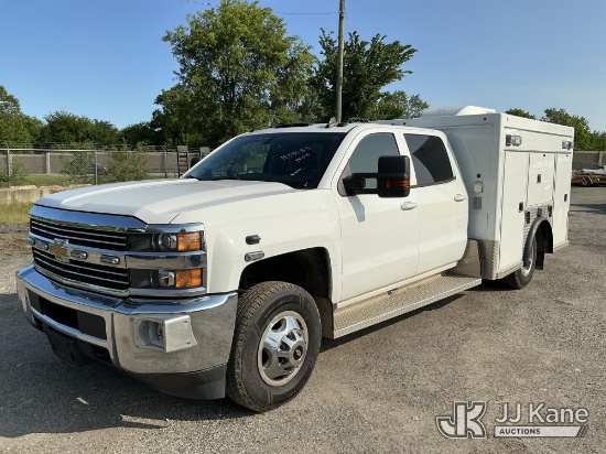 (Plymouth Meeting, PA) 2016 Chevrolet Silverado 3500 4x4 Crew Cab Emergency Response Truck Runs & Mo