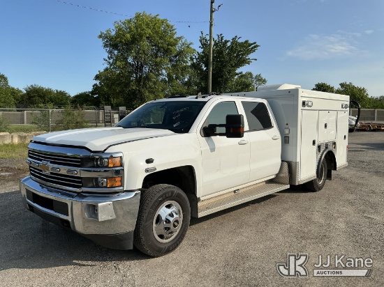 (Plymouth Meeting, PA) 2016 Chevrolet Silverado 3500 4x4 Crew Cab Emergency Response Truck Runs & Mo