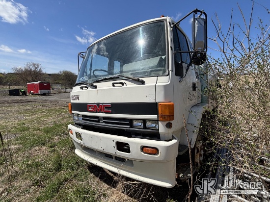 (Norwich, NY) Elgin Crosswind, , 1989 GMC W7 Sweeper Not Running, Unknown Condition  REGISTRATION ON