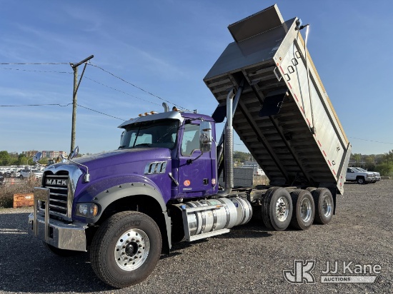 (Plymouth Meeting, PA) 2021 Mack Granite Tri/Axle Dump Truck Danella Unit) (Runs Moves & Dump Operat