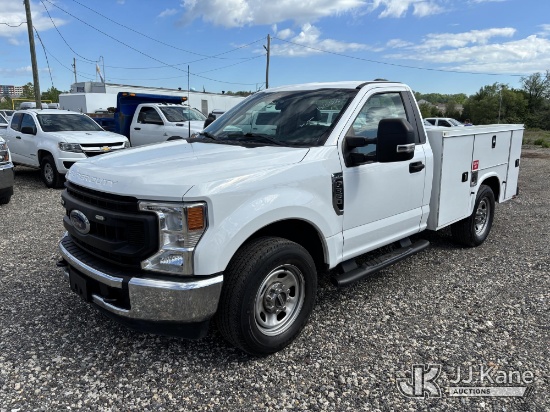 (Plymouth Meeting, PA) 2022 Ford F350 Service Truck Danella Unit) (Runs & Moves