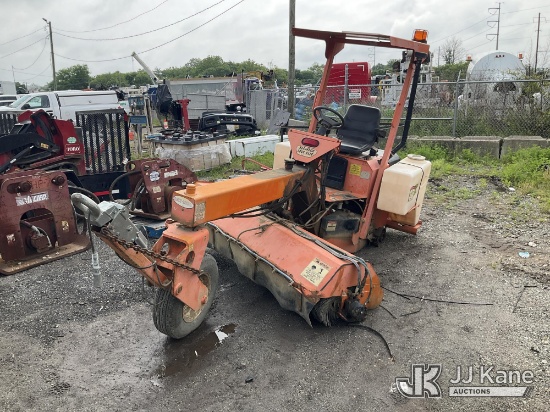 (Plymouth Meeting, PA) 2009 Laymor 8HC 3-Wheel Sweeper Danella Unit) (No Key, Not Running Condition