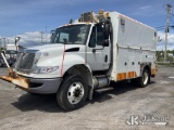 (Rome, NY) 2015 International 4300 Enclosed Utility/Air Compressor Truck Runs & Moves, Check Engine