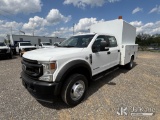 (Plymouth Meeting, PA) 2020 Ford F550 4x4 Crew-Cab Enclosed Service Truck Danella Unit) (Runs & Move