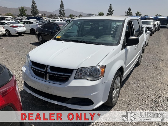 (Jurupa Valley, CA) 2017 Dodge Grand Caravan Mini Passenger Van Runs & Moves) (Front & Rear Body Dam