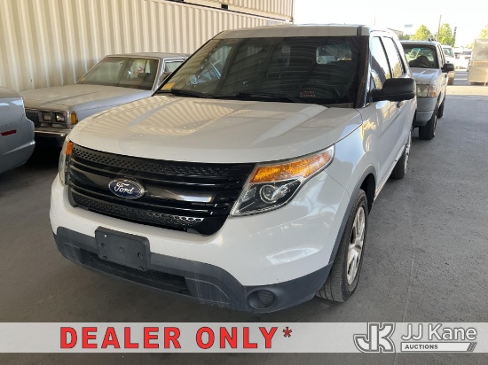 (Jurupa Valley, CA) 2014 Ford Explorer AWD Police Interceptor 4-Door Sport Utility Vehicle Runs & Mo