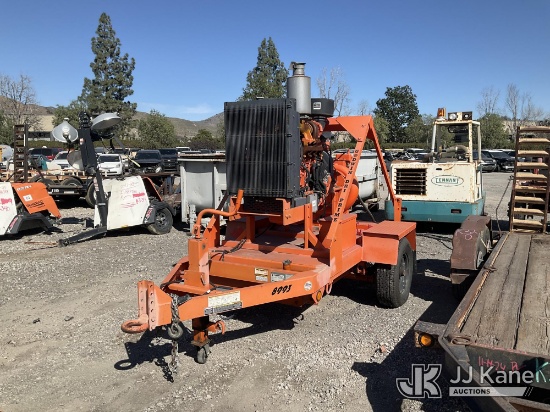 (Jurupa Valley, CA) 2009 MGS Inc Pump Trailer Runs, Operation Unknown, Towable. Application for Spec