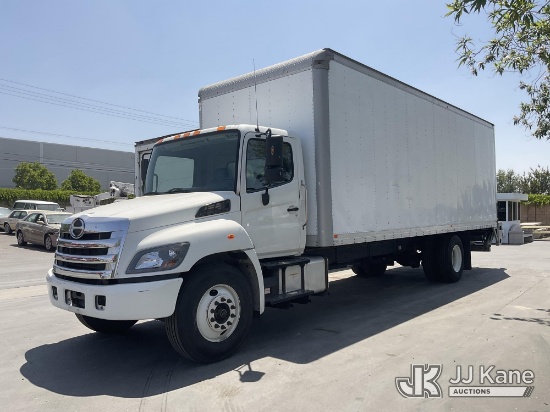 (Jurupa Valley, CA) 2019 Hino 268A Van Body Truck Runs & Moves
