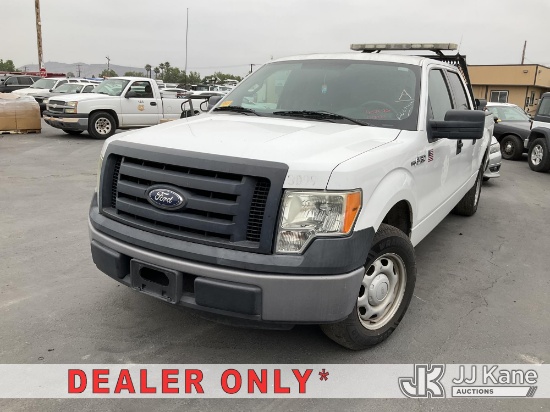 (Jurupa Valley, CA) 2012 Ford F-150 Crew-Cab Pickup Truck Runs & Moves, Failed Drive Cycle
